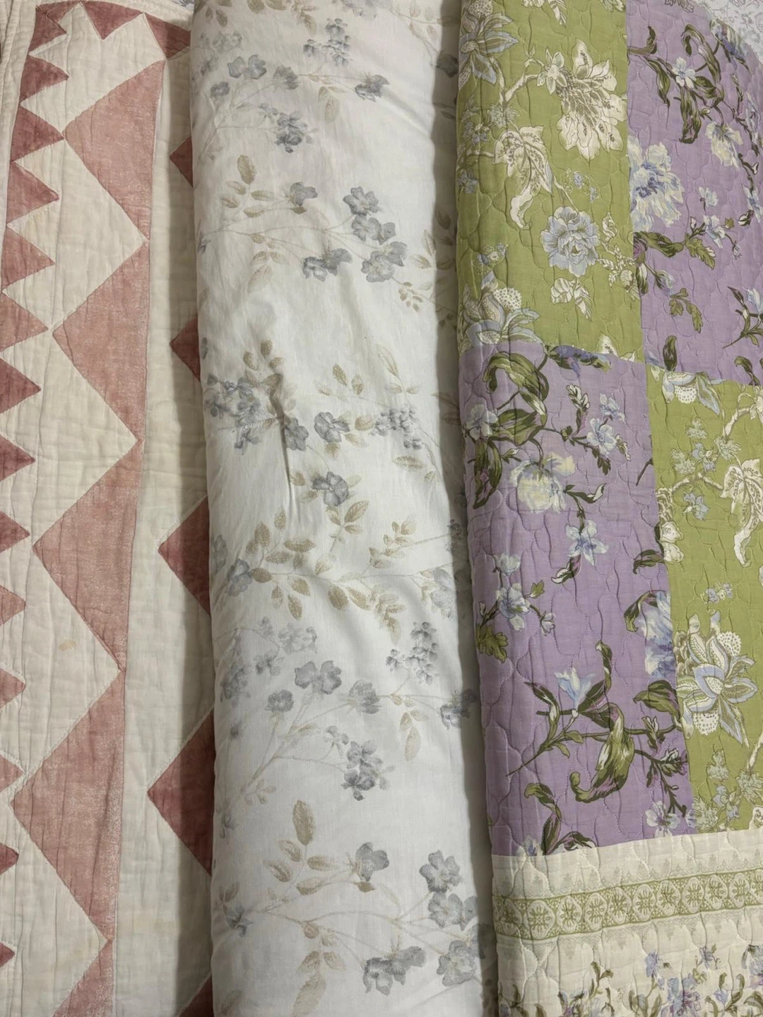 Quilt Set - Floral & Geometric Patterns - photo 4