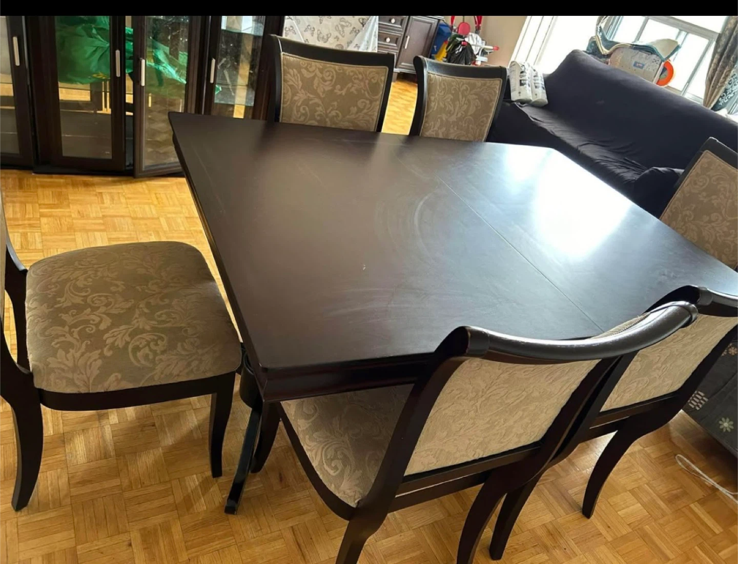 Solid wood Dining Table Set with 6 Chairs - photo 4
