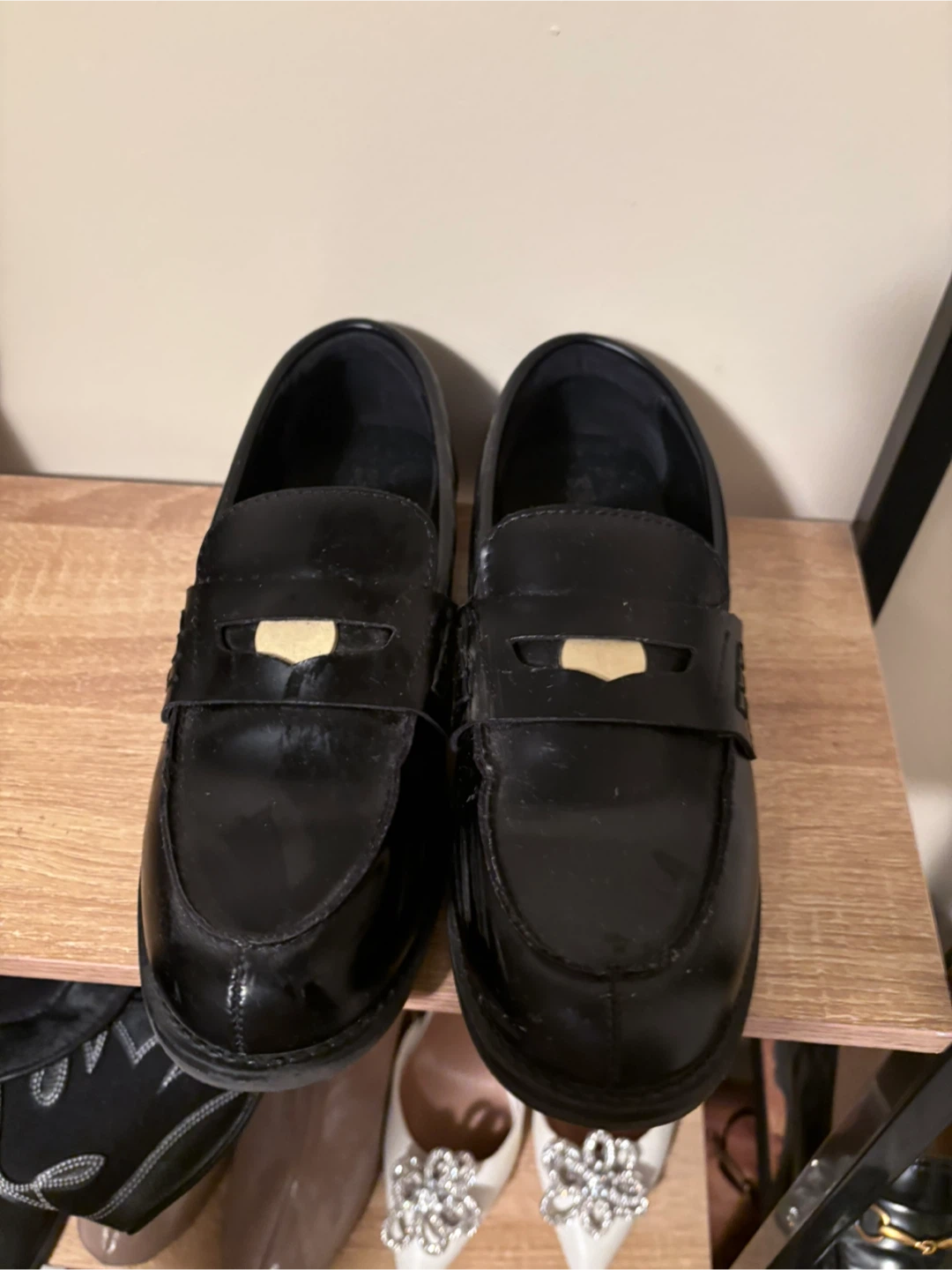 Dream Pairs Black Loafers Size 8.5