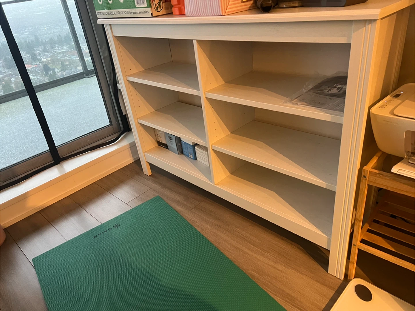 White 4-Shelf Bookcase