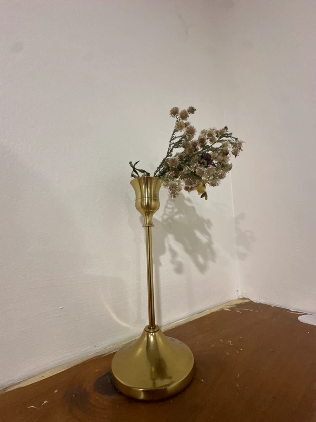 Gold Candlestick Holder