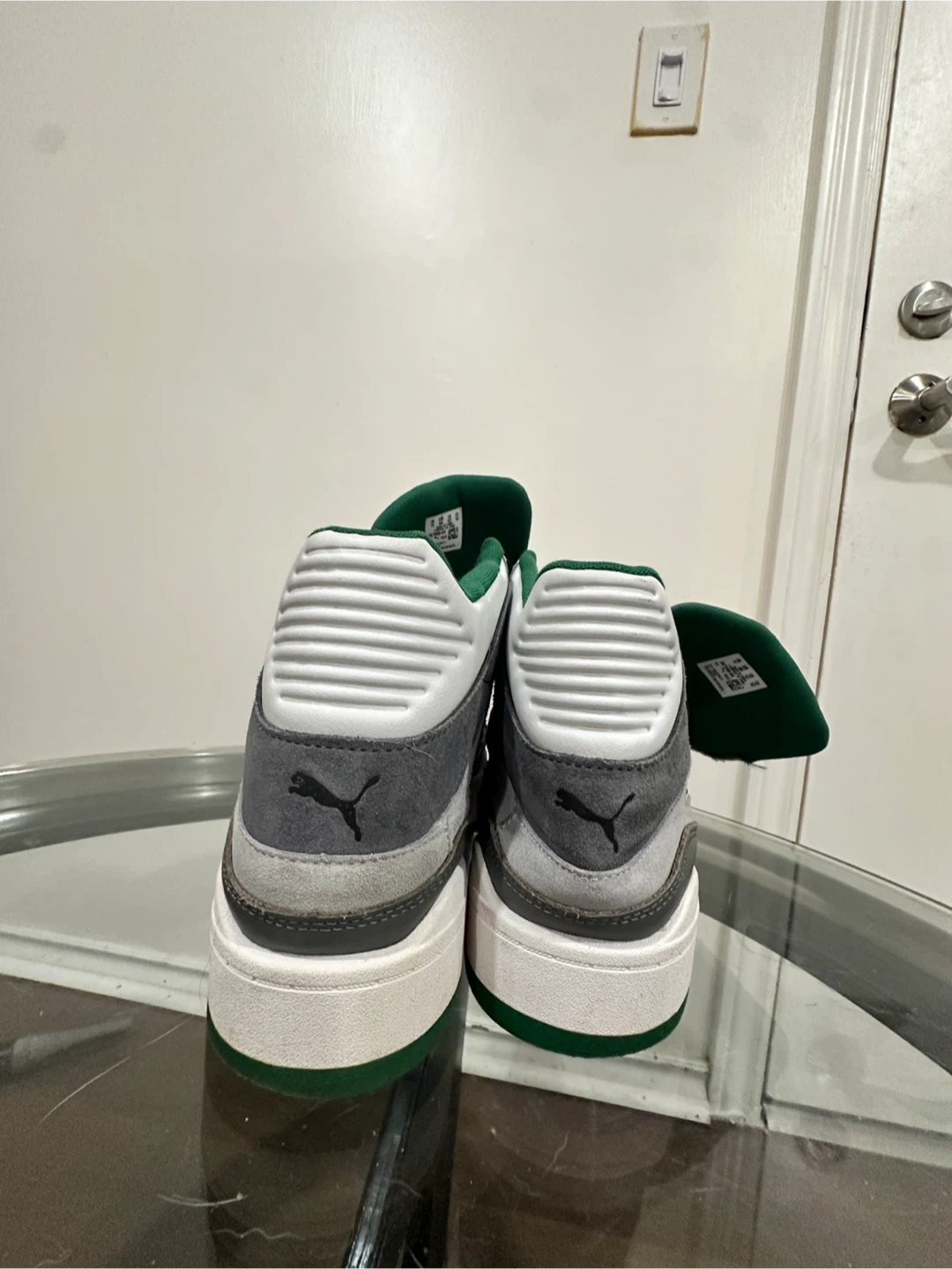 Puma Hi-Top Sneakers - Grey/Green