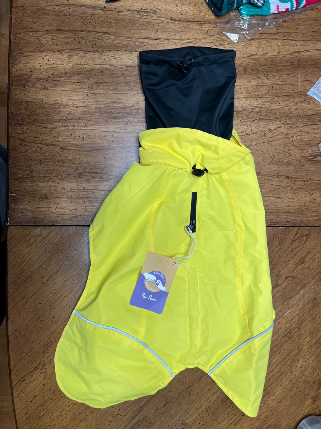 XL- Paw Paws Dog Raincoat Yellow - photo 2