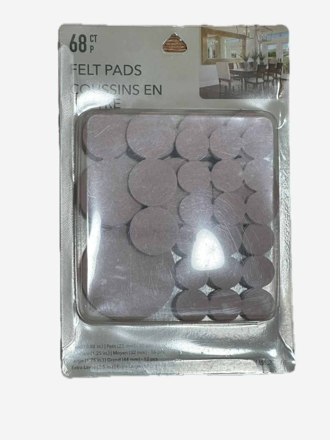 Felt pads (different sizes)