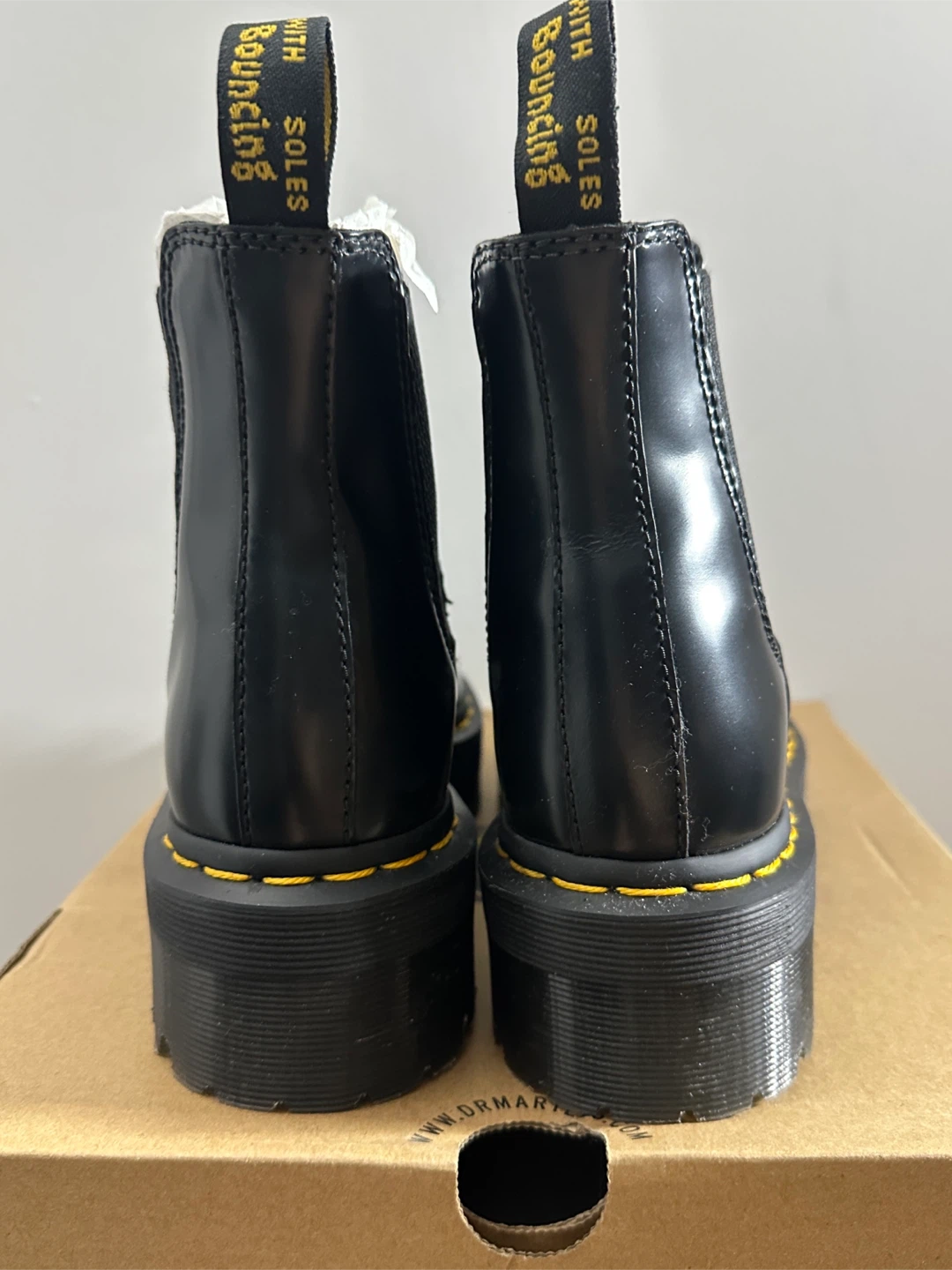 Dr. Martens 2976 Quad Polished Smooth Black Chelsea Boots - photo 3