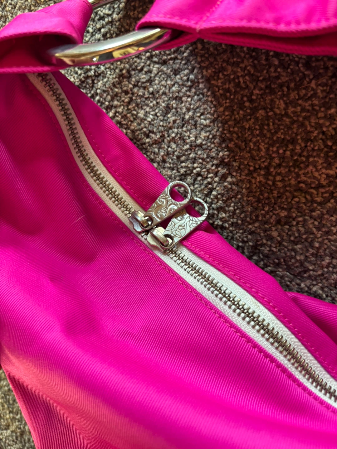 Pink Lululemon Sling Bag with Graphic Lining - photo 2