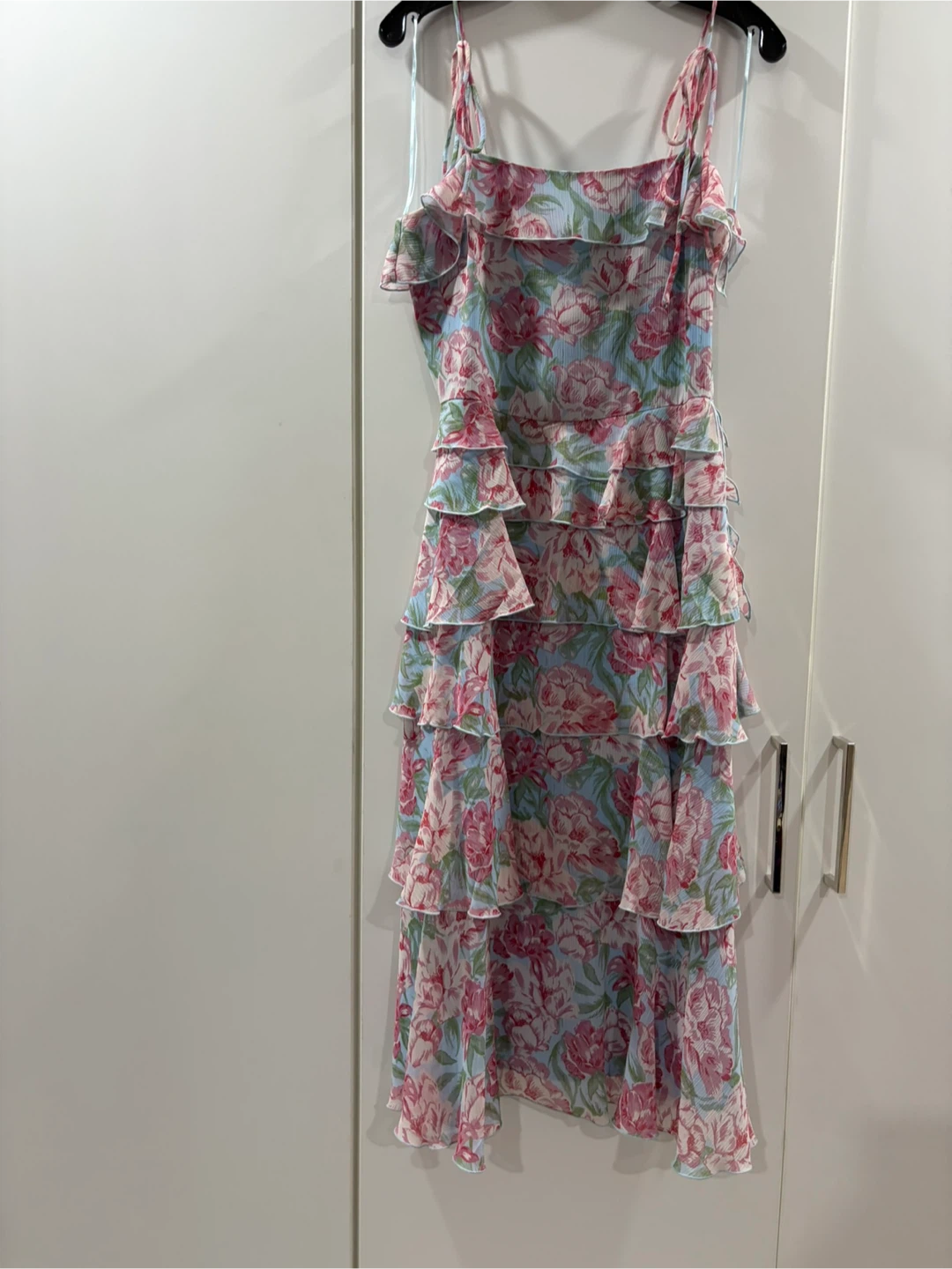 Floral Tiered Ruffle Dress