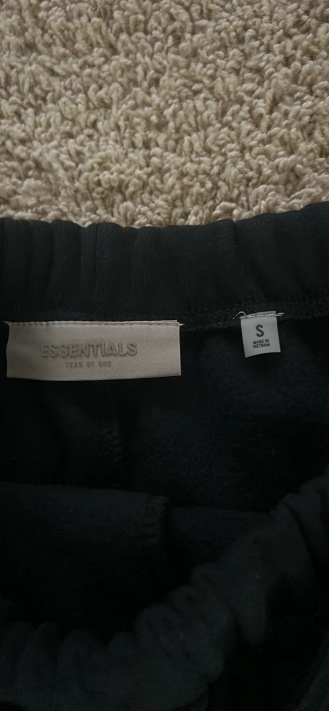 ESSENTIALS Fear of God Black Sweatpants Size S - photo 2