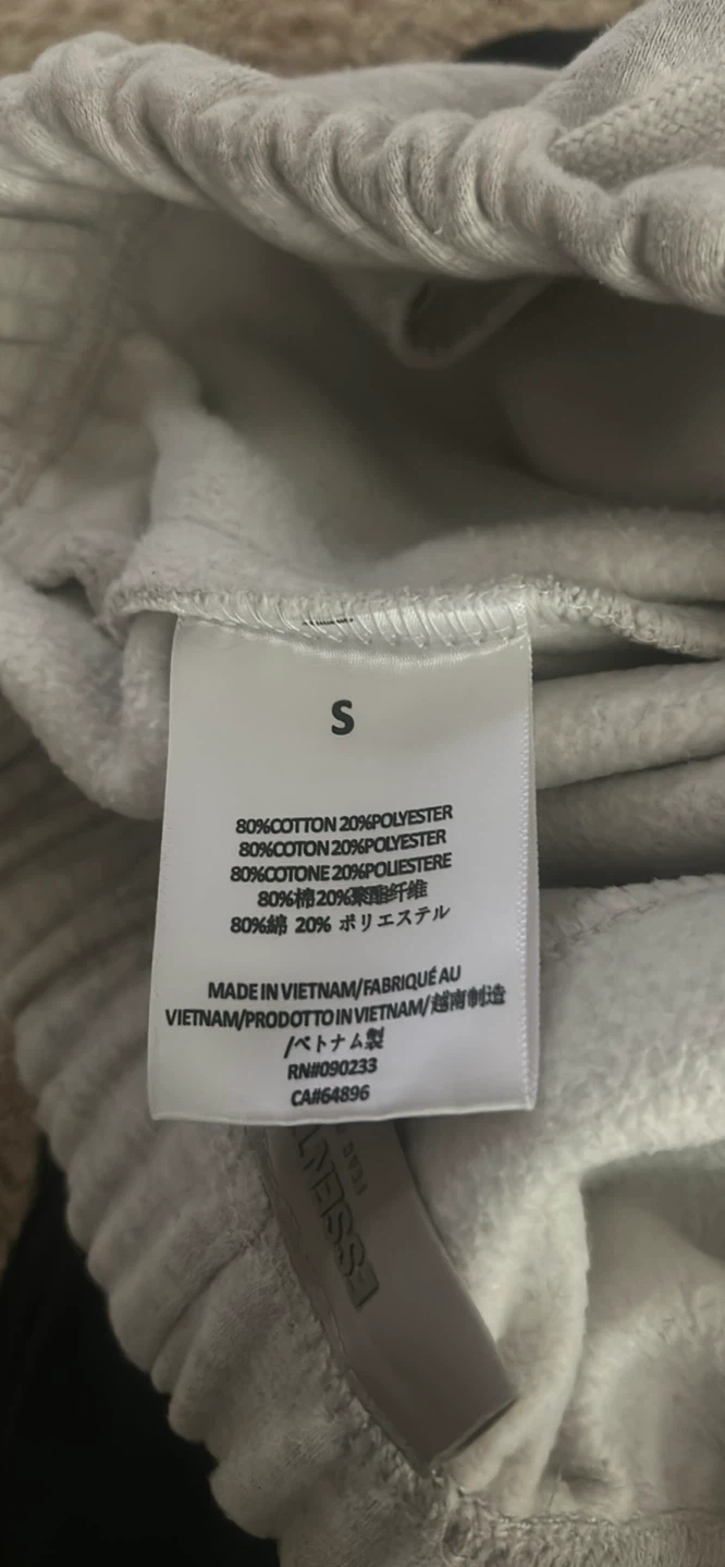 ESSENTIALS Fear of God Sweatpants Grey Size Small - photo 3
