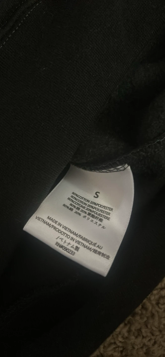 Black Essentials Hoodie Size S - photo 5