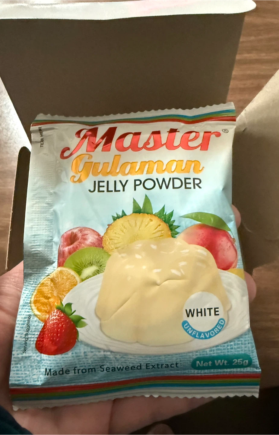 Master Gulaman Jelly Powder - White Unflavored (10 Packs)