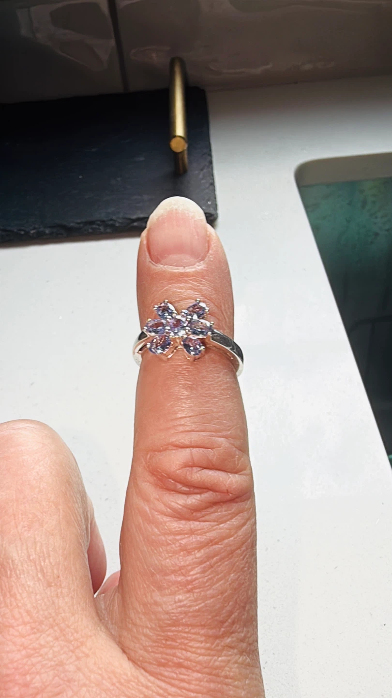 Tanzanite gem Sterling Silver Ring - photo 3