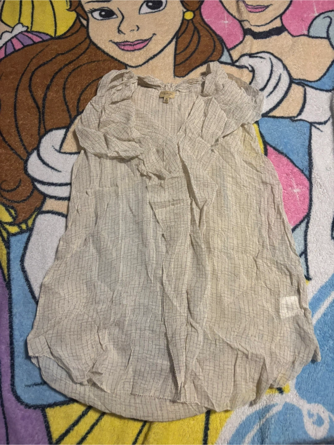 100% Silk Blouse - Size XS