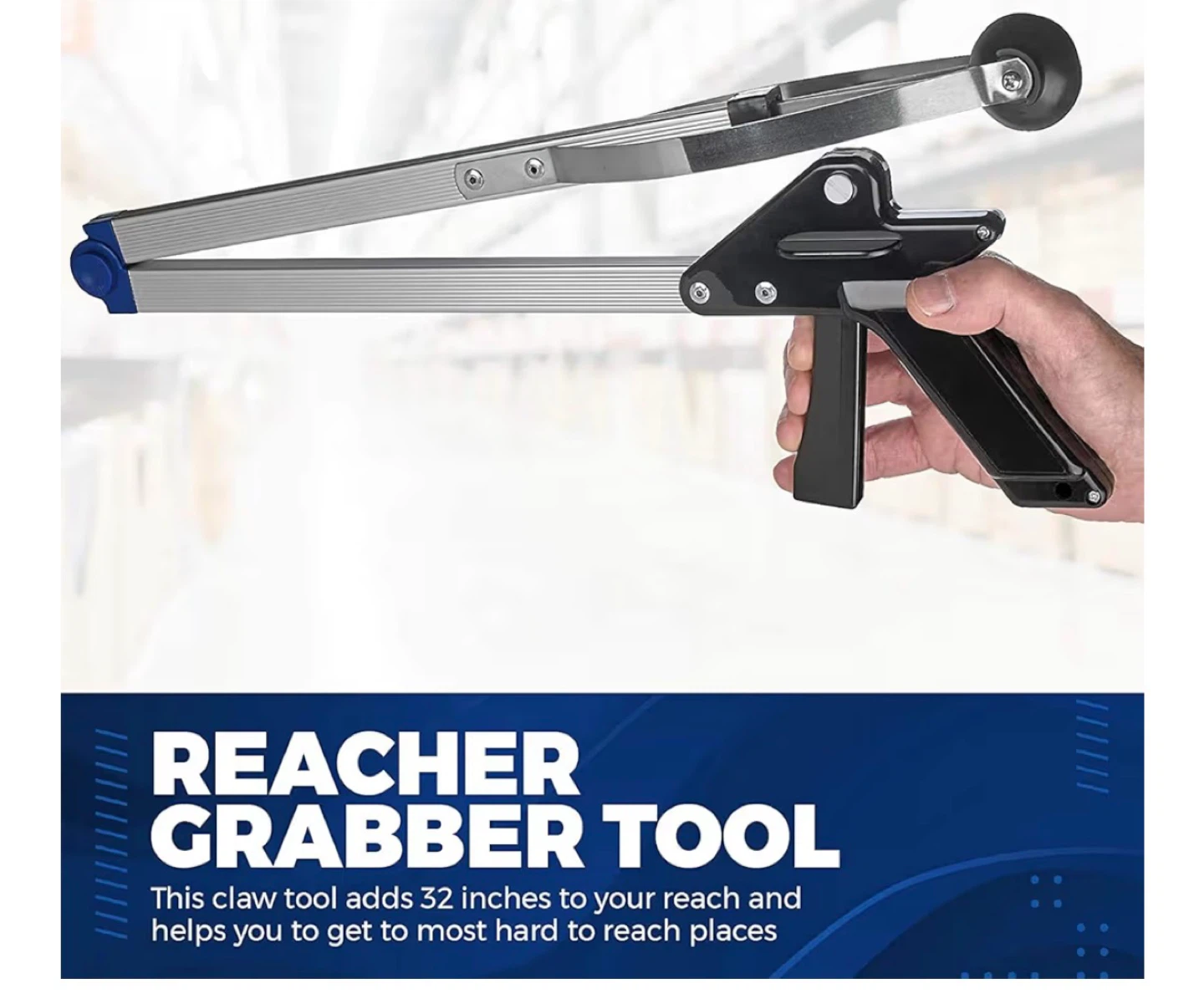 Medca Reacher Grabber Tool - Folding 32 Inch