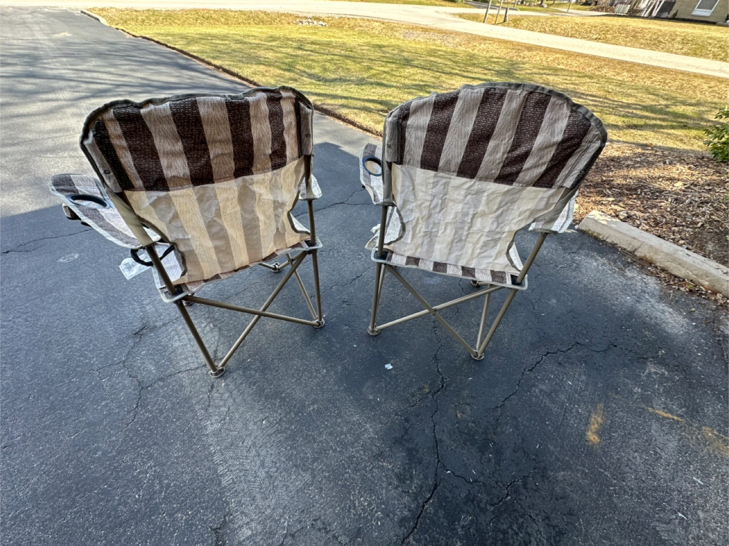 Folding camping Arm Chairs (Set of 2) - photo 2