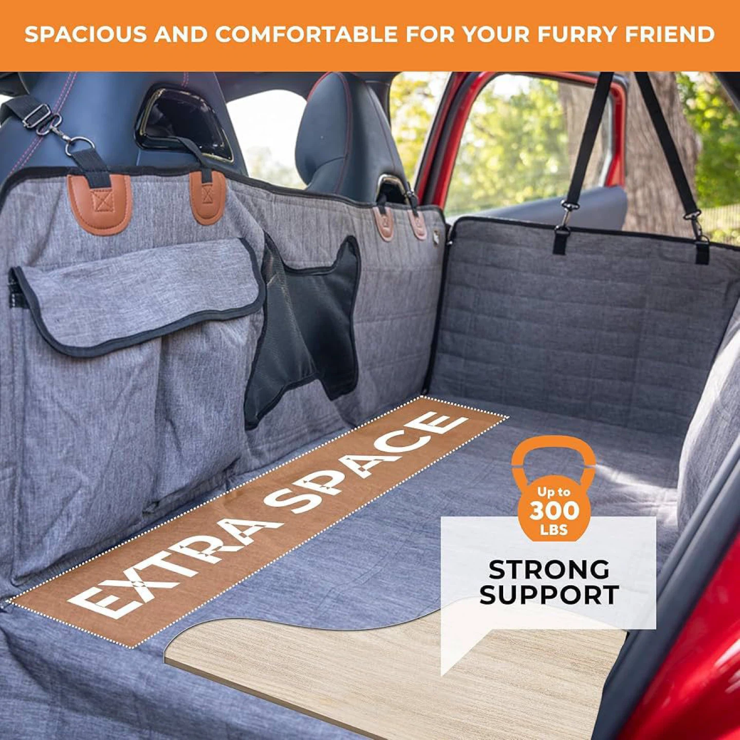 NEW! YUGI Car Seat Cover for Dogs - photo 2