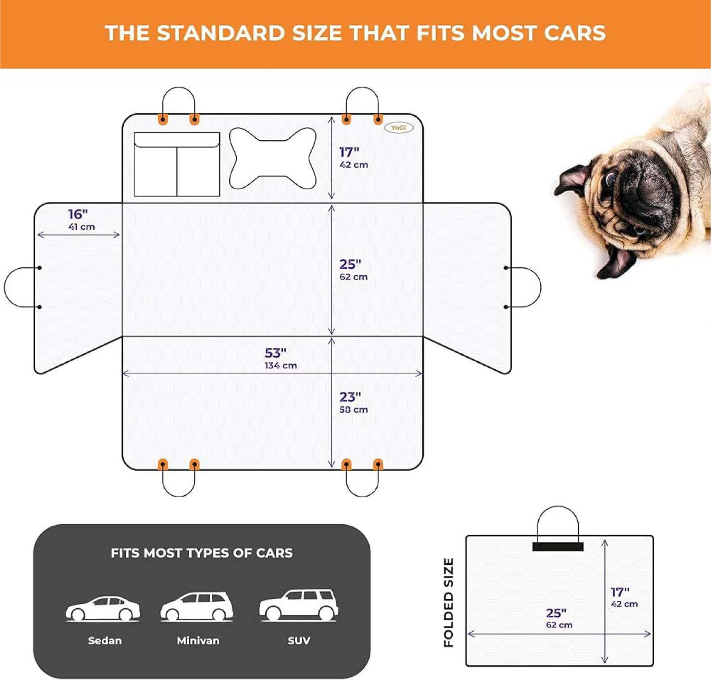 NEW! YUGI Car Seat Cover for Dogs - photo 5