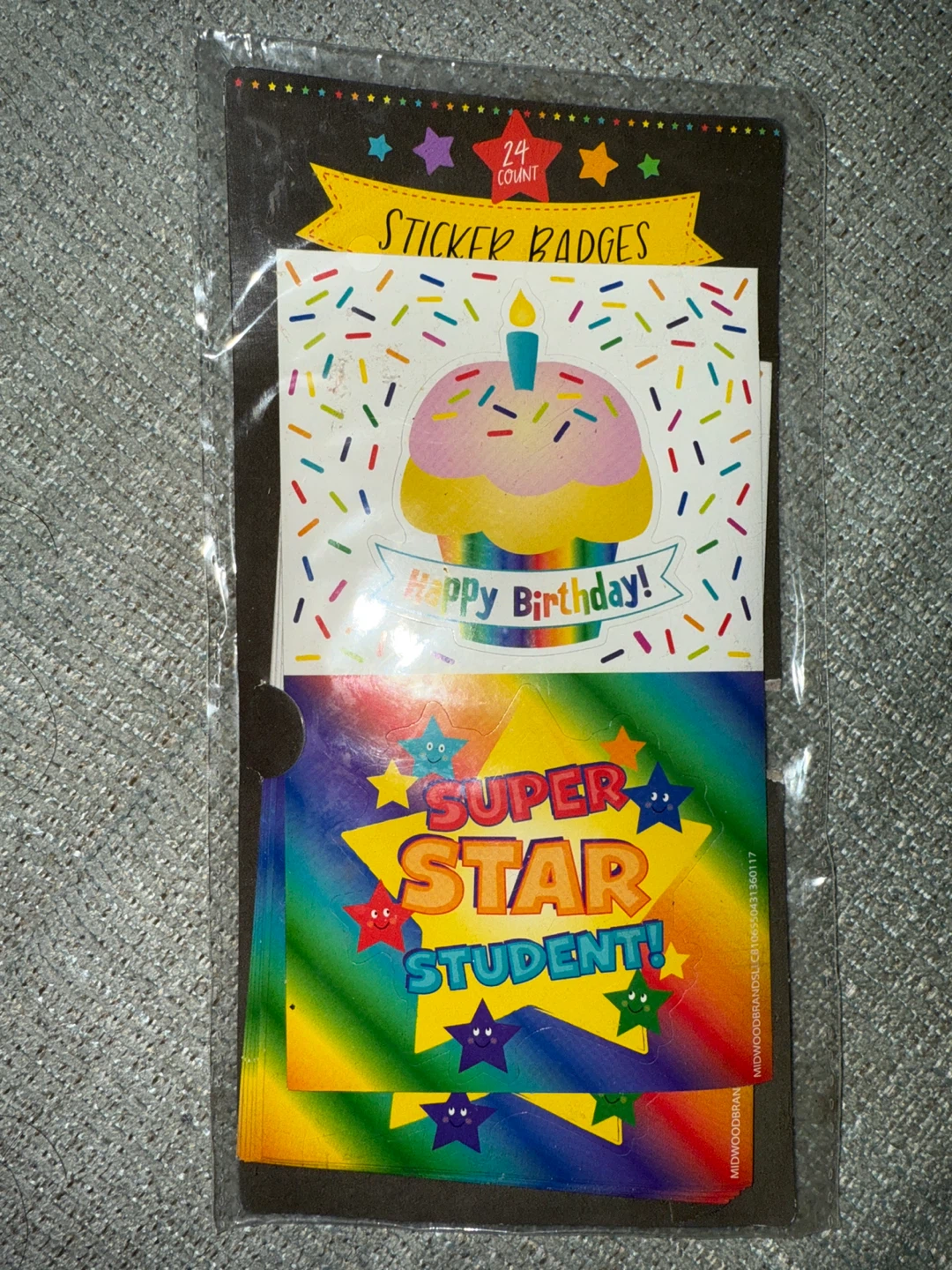 24 Count Sticker Badges