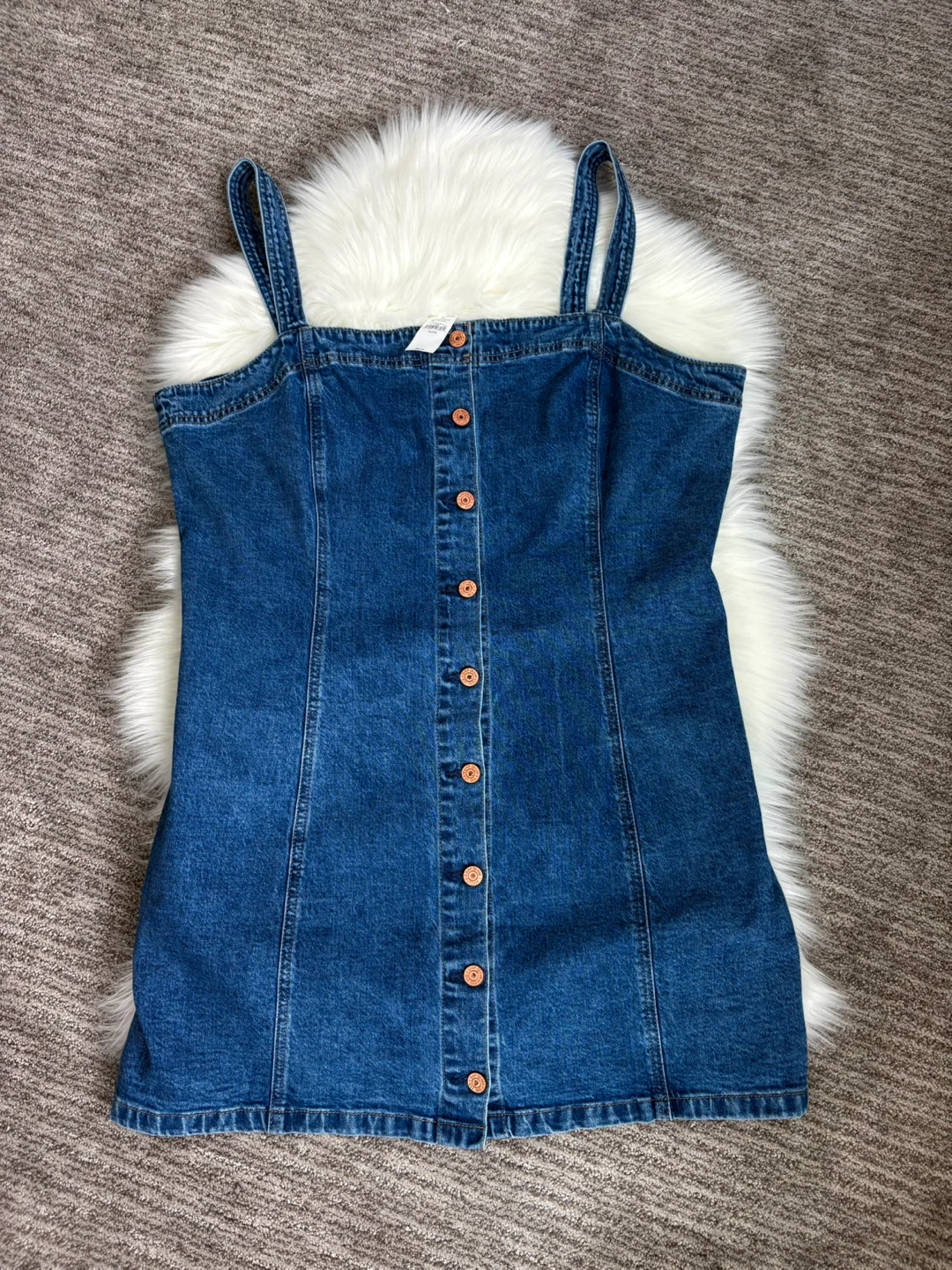Brand new GAP Denim Mini Dress size XL with tag of $89.99 - photo 3