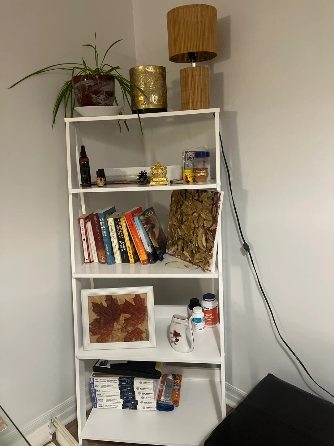 White Bookshelf