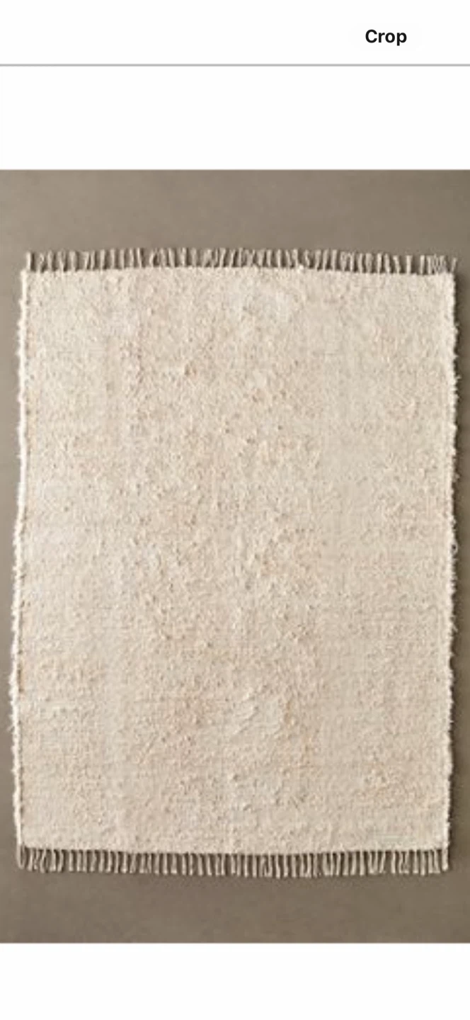 Cream Woven Rug with Tassels - photo 3