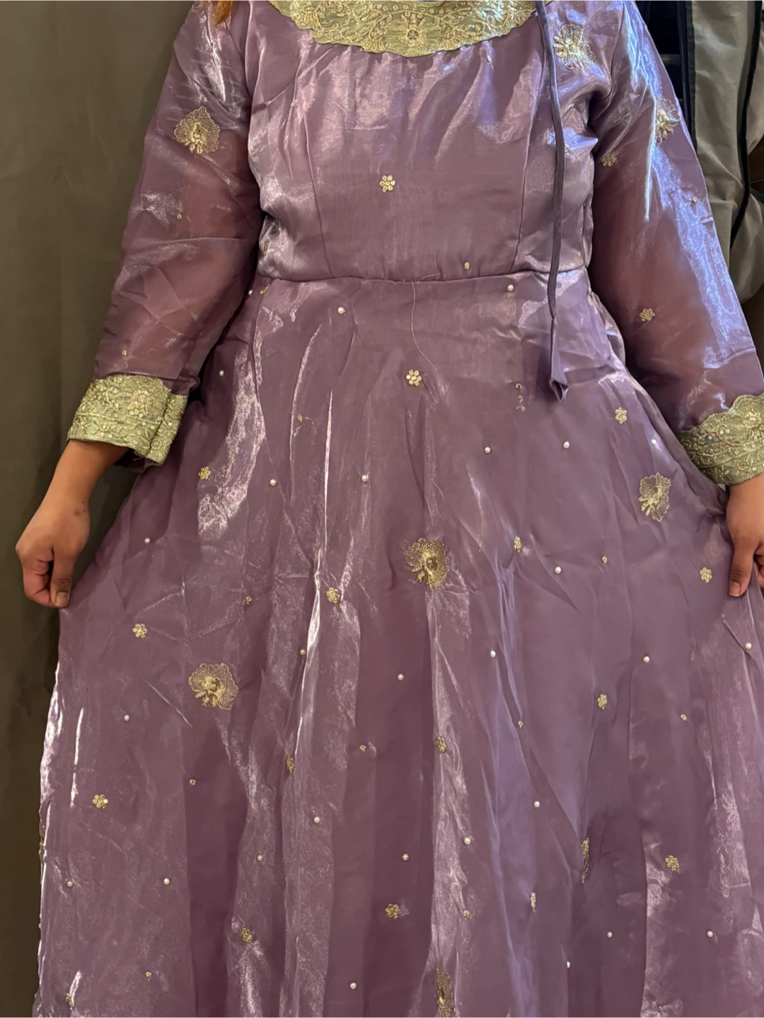 Women's Lavender & Mint Green Embroidered 3-Piece Outfit