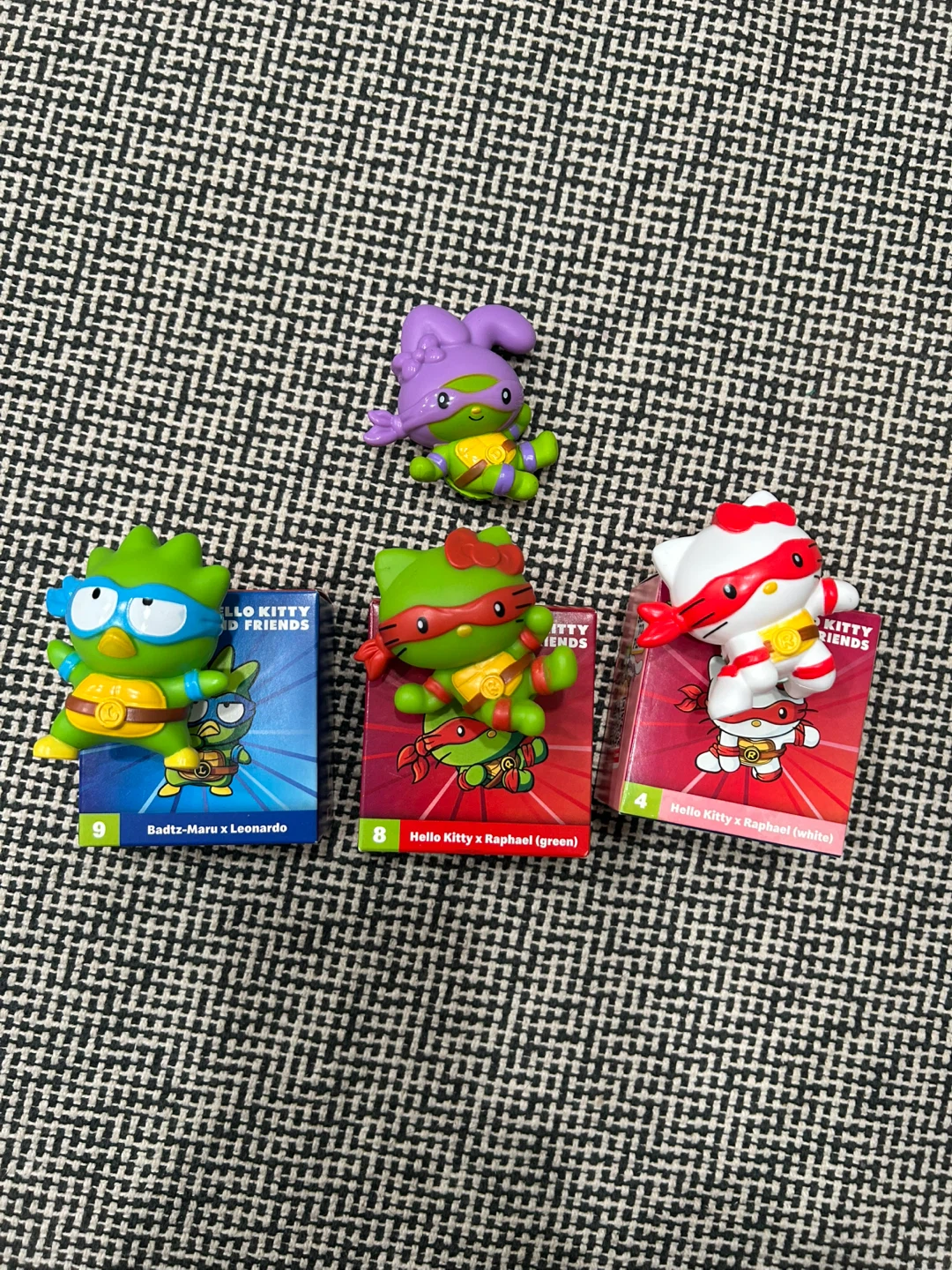Hello Kitty x Ninja Turtles Mini Figures (Set of 4)
