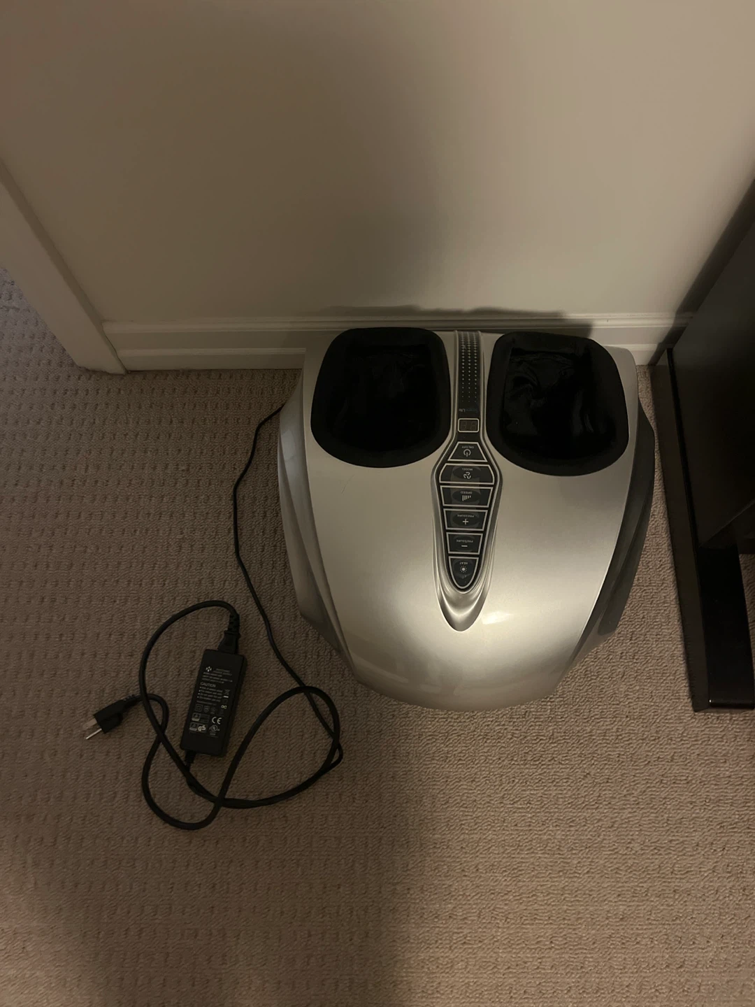 Silver Shiatsu Foot Massager with Heat
