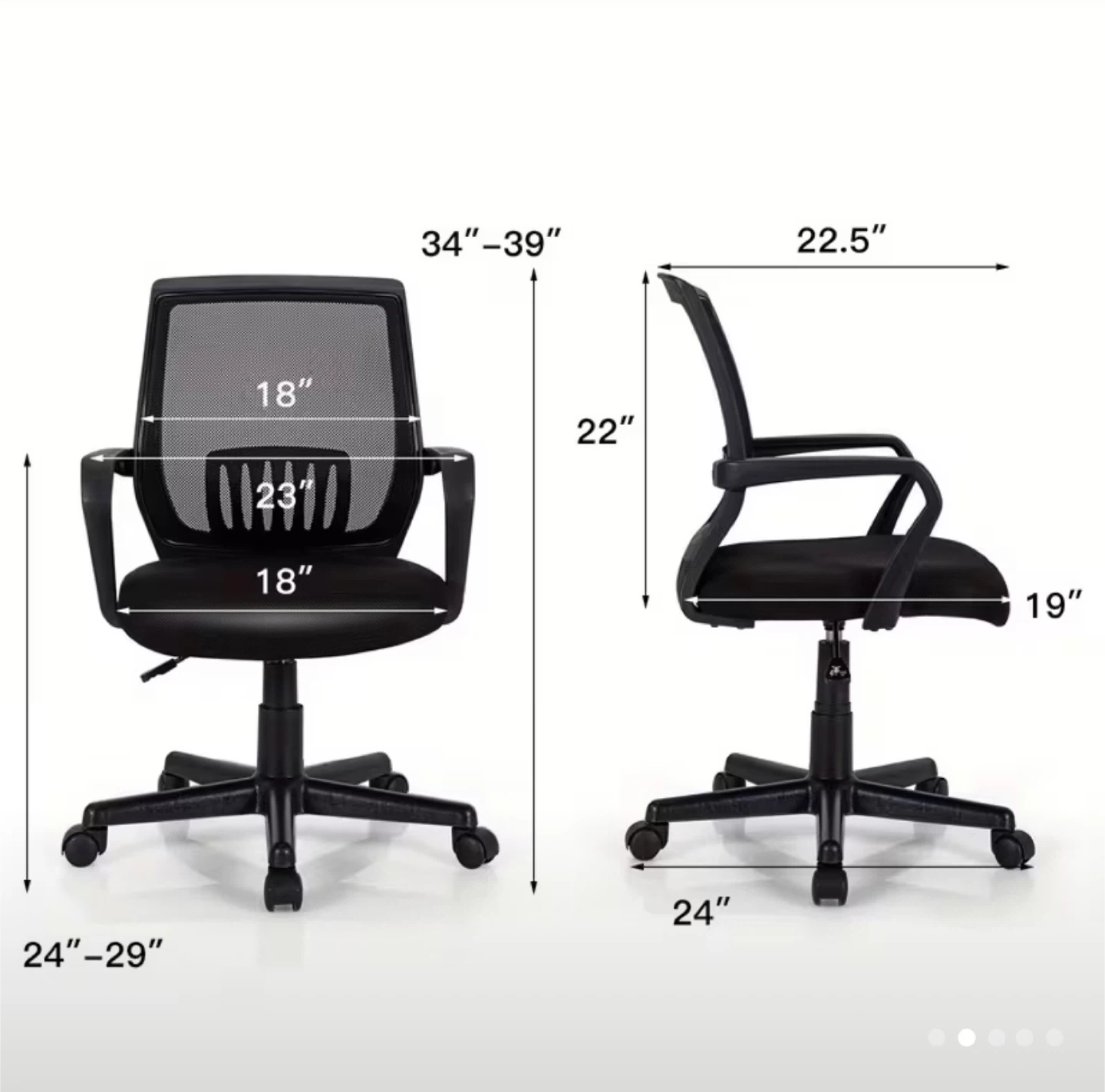 Mesh Back Office Chair - photo 5