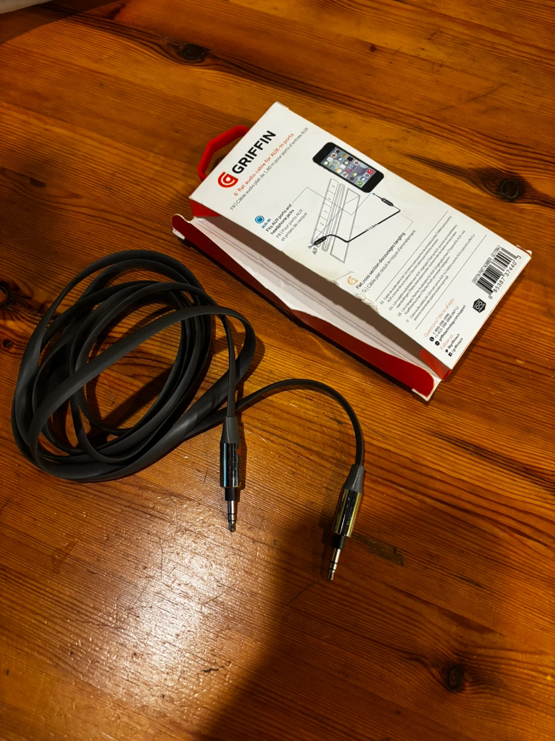 Griffin 6' Flat Aux Audio Cable.xm1818 - photo 4