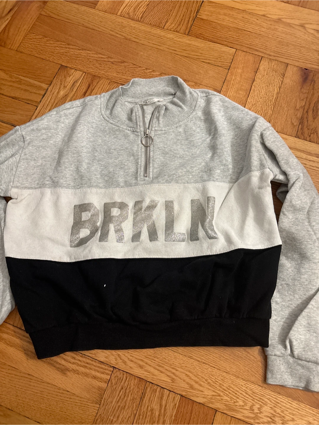 H&M BRKLYN Half-Zip Sweatshirt