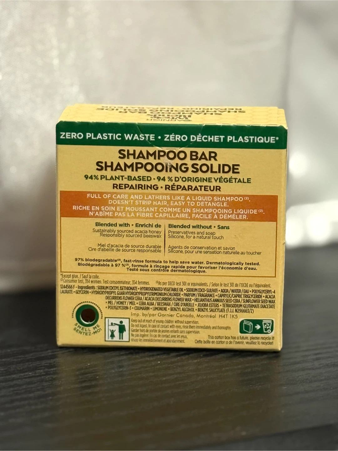 Garnier Whole Blends Honey Shampoo Bar - photo 2