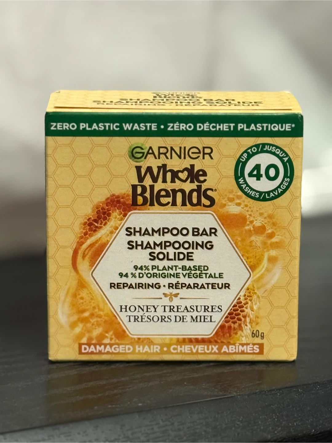 Garnier Whole Blends Honey Shampoo Bar