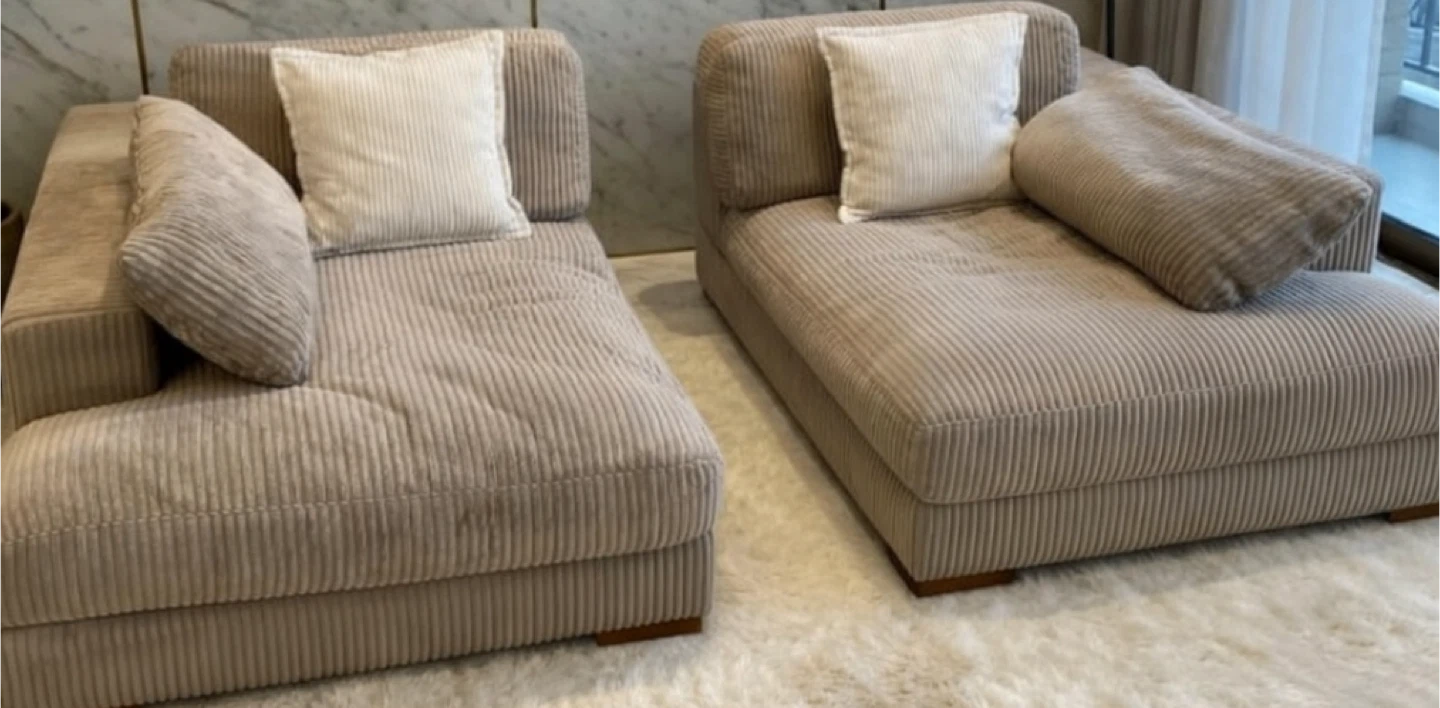 Corduroy Modular Sofa - photo 2