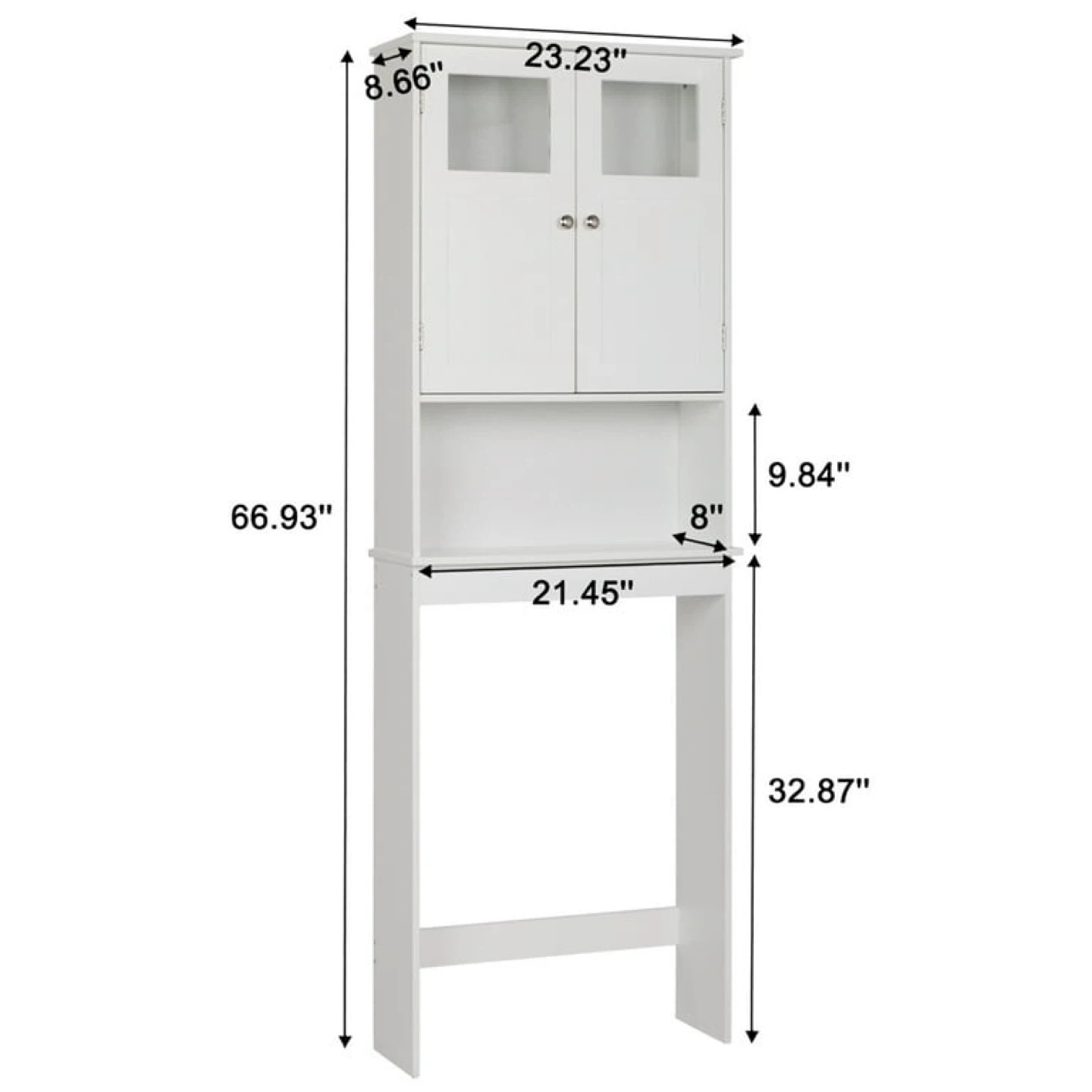 White Bathroom Storage Organizer Shelf (new in box) - photo 2