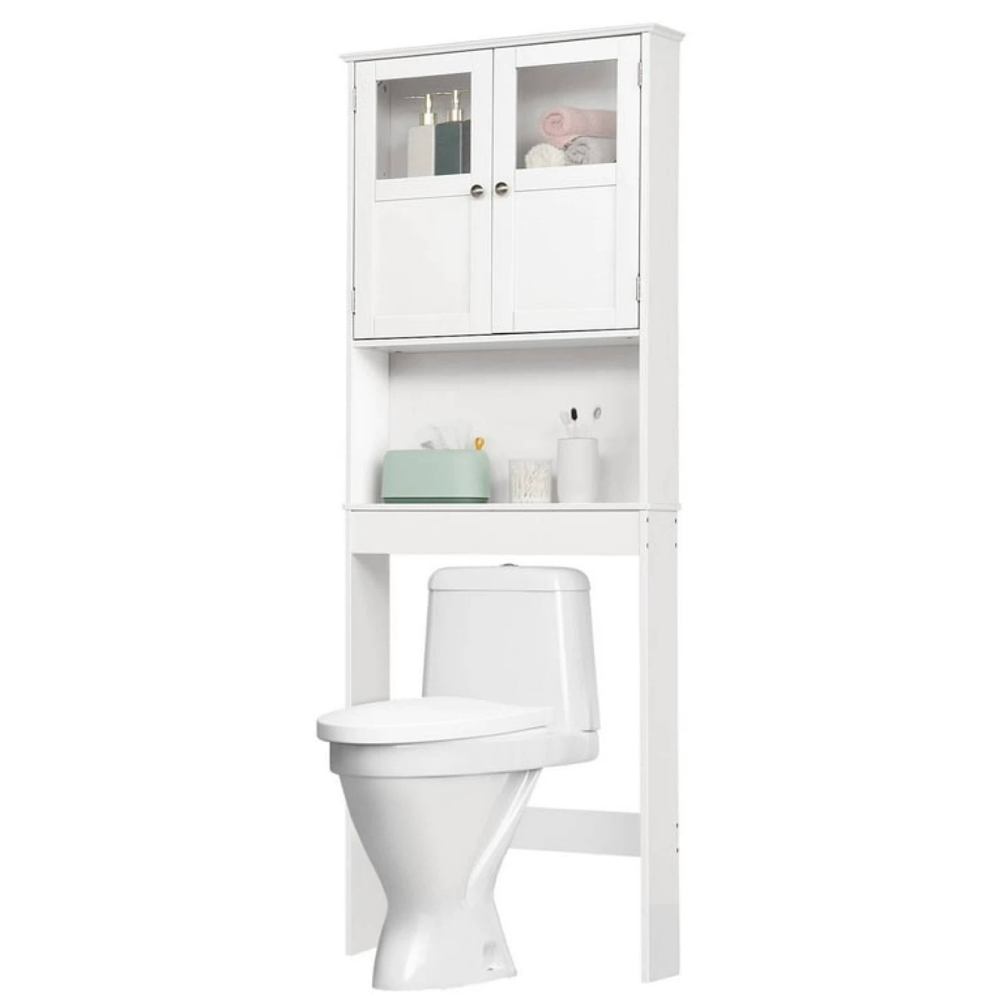 White Bathroom Storage Organizer Shelf (new in box) - photo 3
