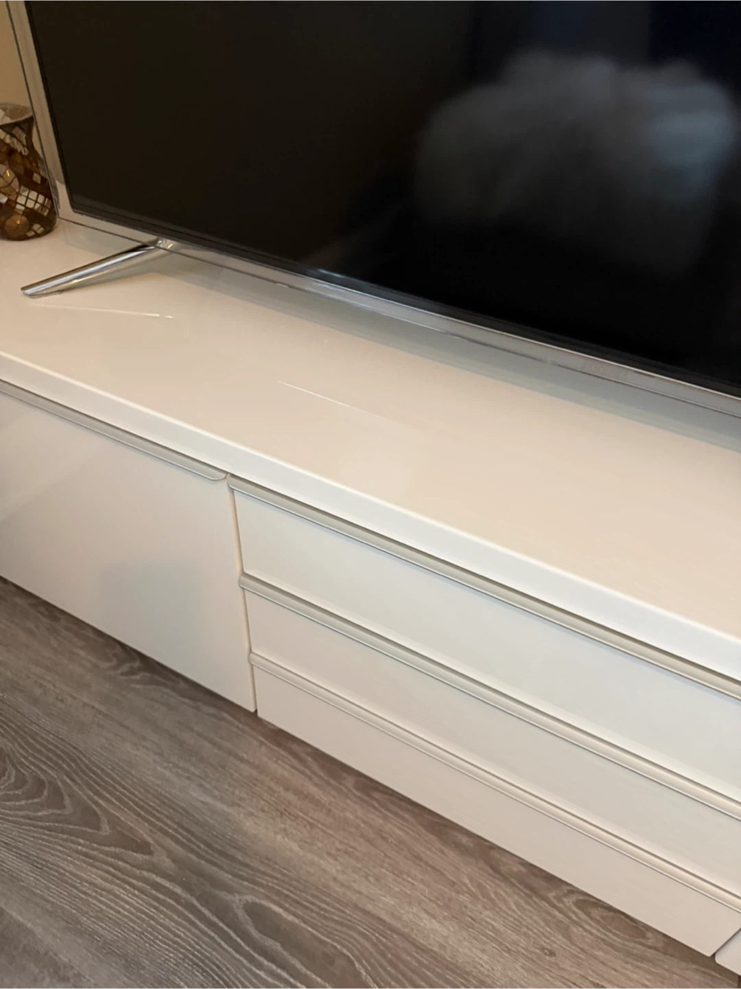 White Entertainment Unit - photo 2