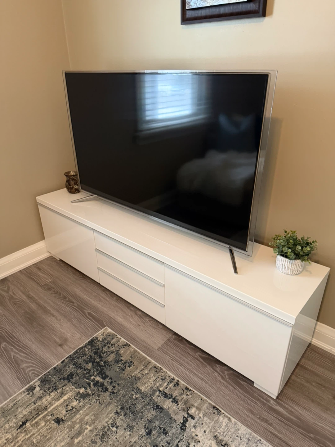White Entertainment Unit - photo 3