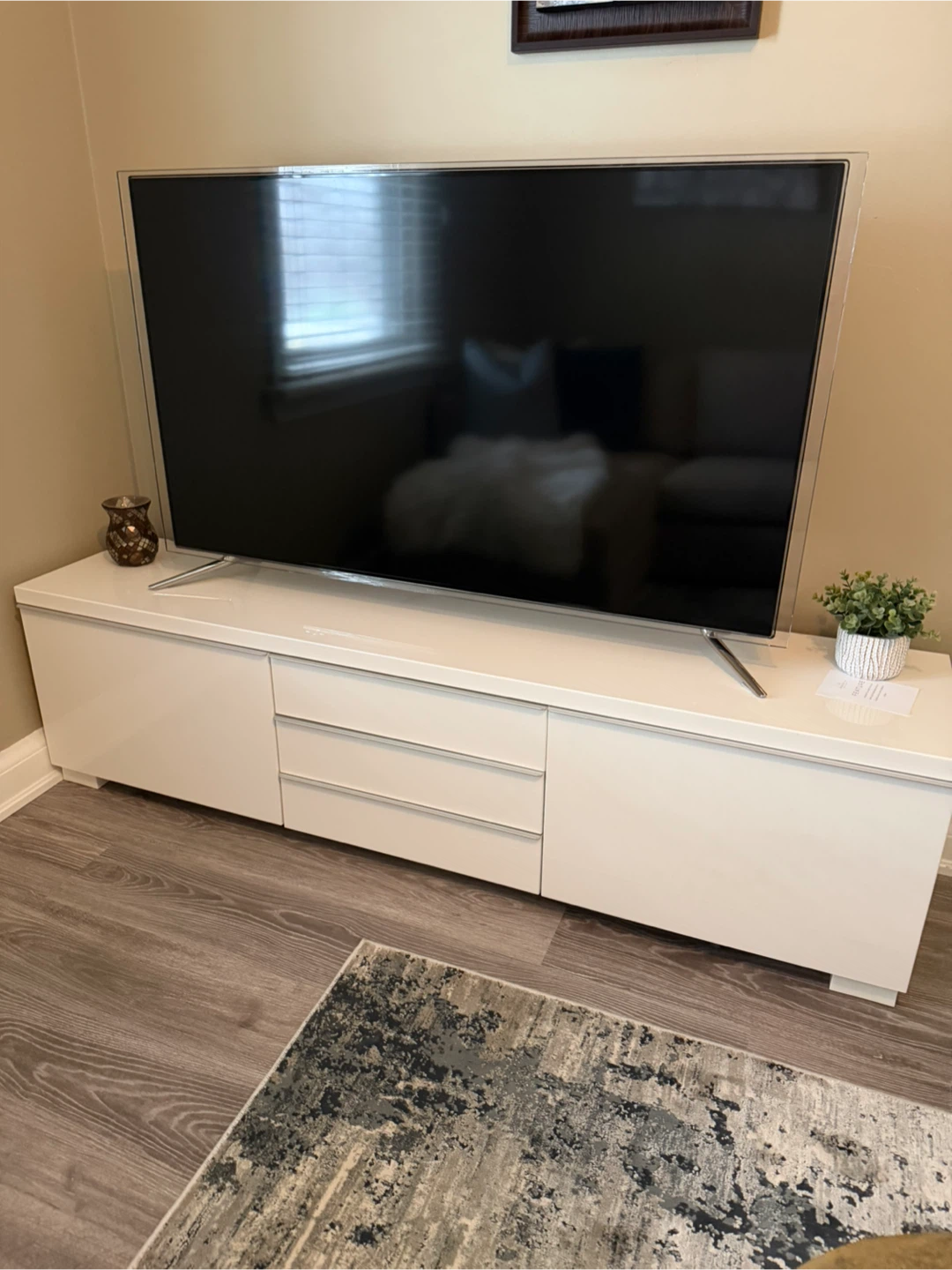 White Entertainment Unit