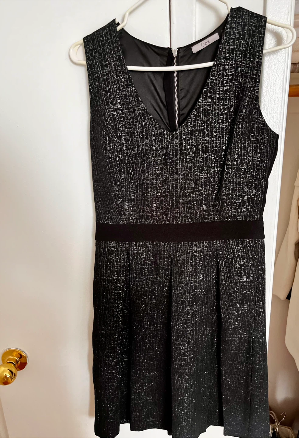 Dex Black Elegant Sleeveless Dress - photo 2