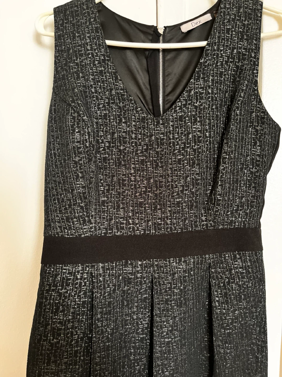 Dex Black Elegant Sleeveless Dress - photo 3