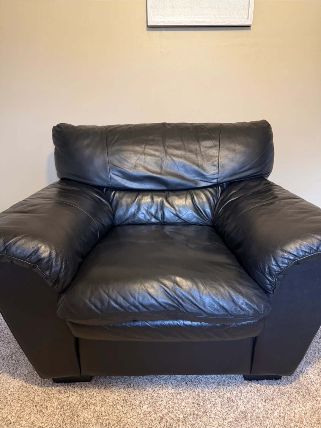 Black Leather Armchair