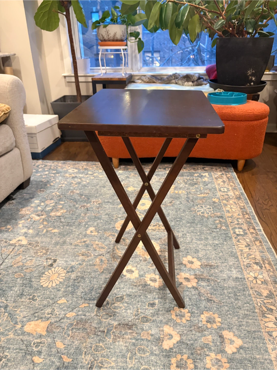 Vintage Wooden Tray Table