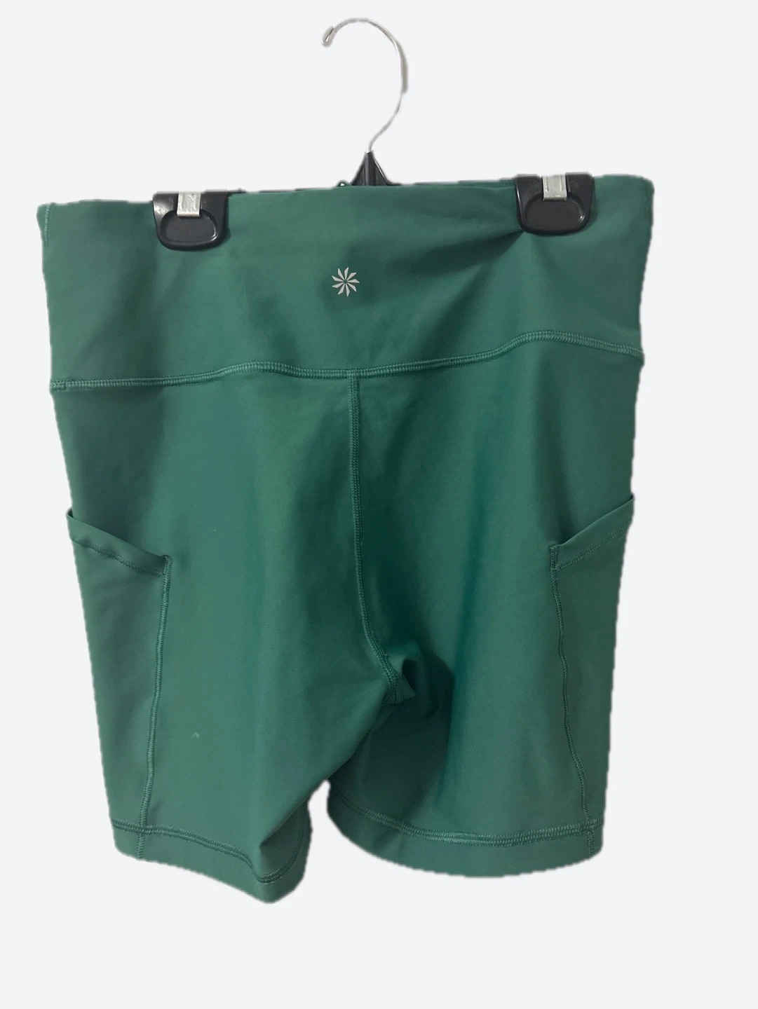 Athleta Green Bike Shorts with Pockets - photo 2