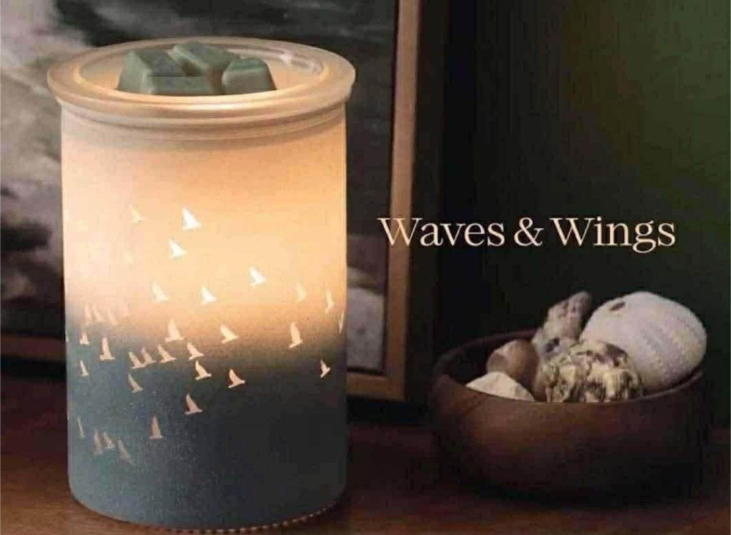 Waves & Wings Scentsy Warmer!