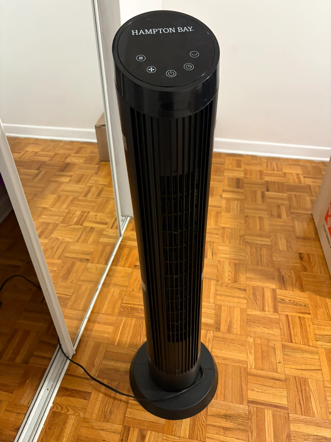 Hampton Bay Black Tower Fan