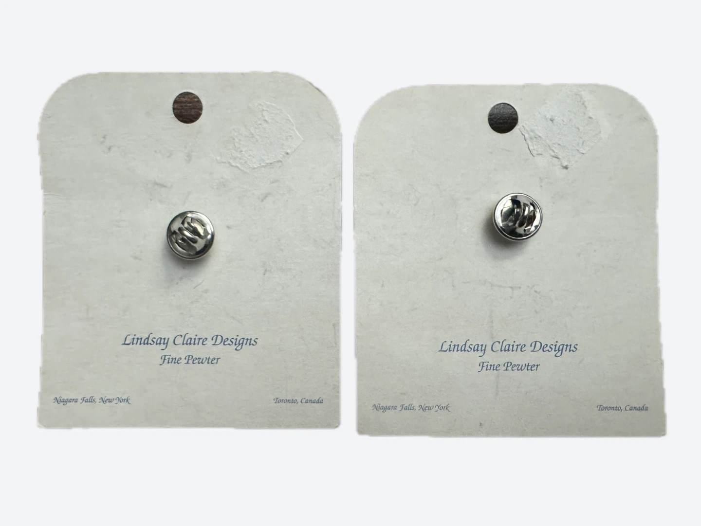 Vintage Lindsay Claire Fine Pewter "For Sale Sold" Bird Pin - photo 2