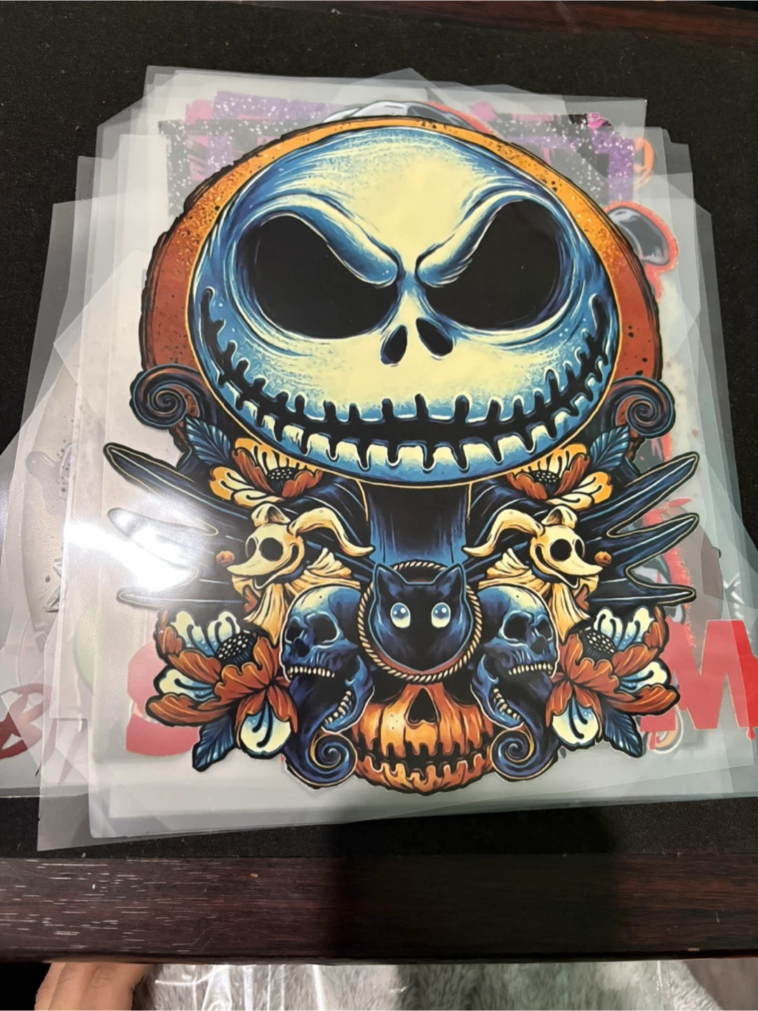 Jack Skellington Heat Transfer Vinyl Sheets