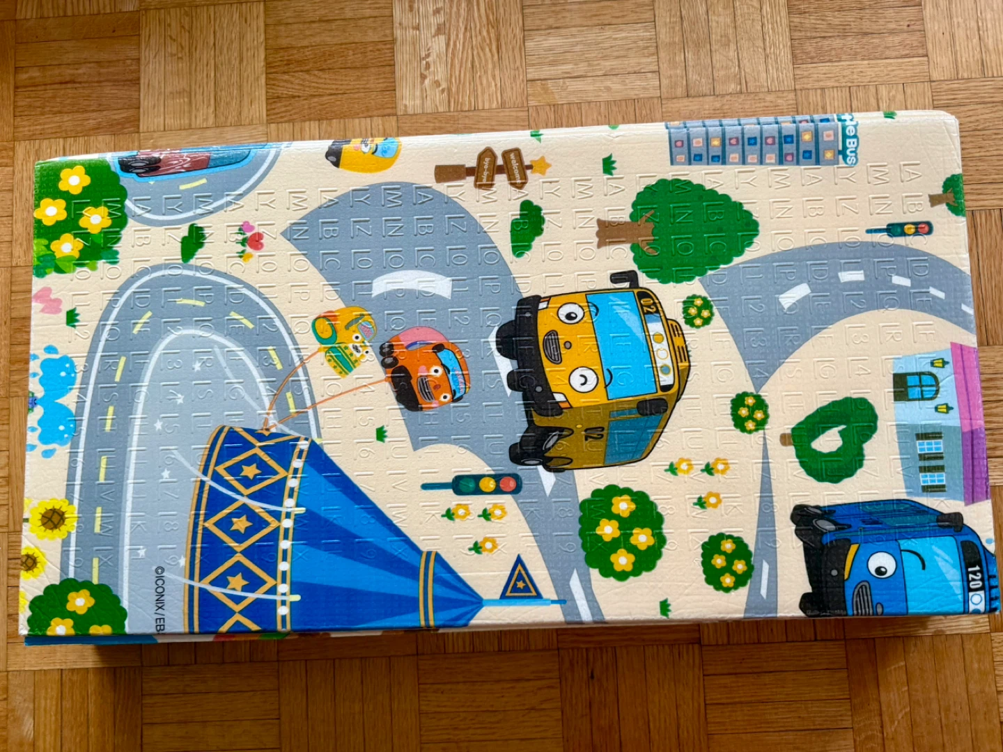 LuvLap Wild Wood Floor Mat Play Mat 6'5" x 4'10" - photo 3
