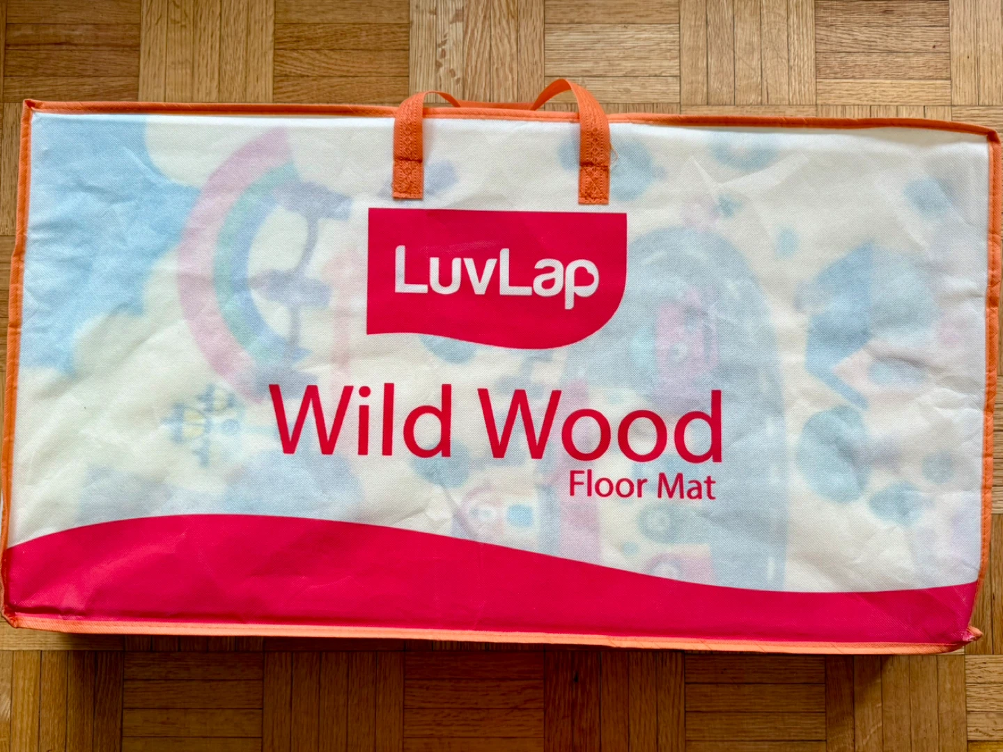 LuvLap Wild Wood Floor Mat Play Mat 6'5" x 4'10" - photo 2